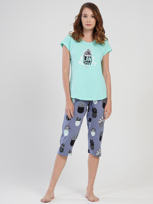 Купить Хлопковый комплект с капри VIENETTA 1100633374 в Украина