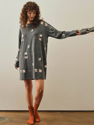 Купить Хлопковая туника с длинным рукавом HAYS 27258 в Украина в Lingerie.ua - Одяг для дому та відпочинку, Фото 17