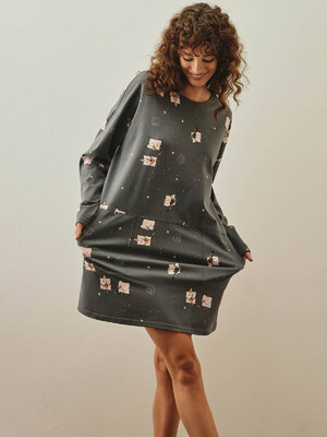 Купить Хлопковая туника с длинным рукавом HAYS 27258 в Украина в Lingerie.ua - Одяг для дому та відпочинку, Фото 16