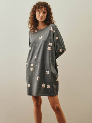 Купить Хлопковая туника с длинным рукавом HAYS 27258 в Украина в Lingerie.ua - Одяг для дому та відпочинку, Фото 13