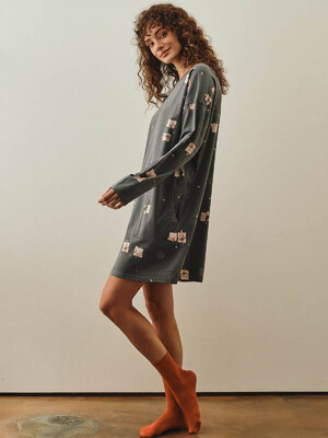 Купить Хлопковая туника с длинным рукавом HAYS 27258 в Украина в Lingerie.ua - Одяг для дому та відпочинку, Фото 12