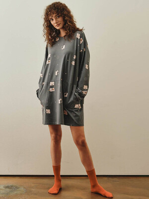 Купить Хлопковая туника с длинным рукавом HAYS 27258 в Украина в Lingerie.ua - Одяг для дому та відпочинку, Фото 11