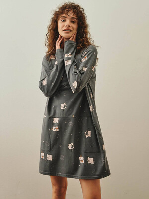 Купить Хлопковая туника с длинным рукавом HAYS 27258 в Украина в Lingerie.ua - Одяг для дому та відпочинку, Фото 10