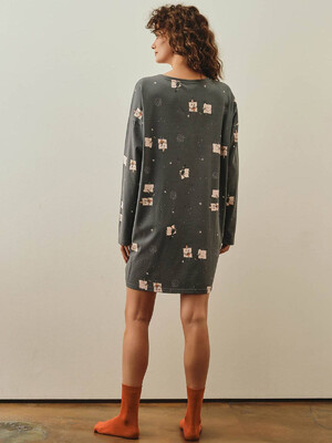 Купить Хлопковая туника с длинным рукавом HAYS 27258 в Украина в Lingerie.ua - Одяг для дому та відпочинку, Фото 7