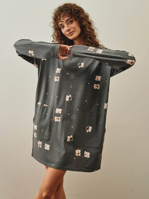 Купить Хлопковая туника с длинным рукавом HAYS 27258 в Украина в Lingerie.ua - Одяг для дому та відпочинку, Фото 6