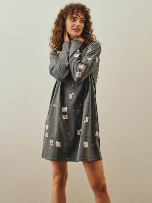 Купить Хлопковая туника с длинным рукавом HAYS 27258 в Украина в Lingerie.ua - Одяг для дому та відпочинку, Фото 5