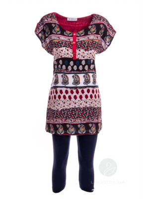 Купить Комплект из туники и бриджей COCOON Z-52213 в Украина в Lingerie.ua - Одяг для дому та відпочинку, Фото 2