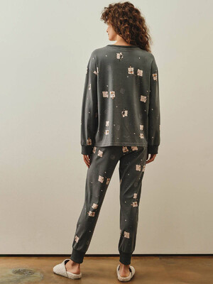 Купить Хлопковая пижама с длинным рукавом и брюками HAYS 27257 в Украина в Lingerie.ua - Одяг для дому та відпочинку, Фото 5