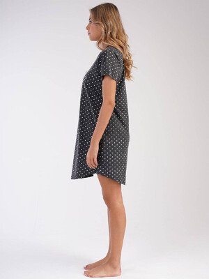 Купить Хлопковая туника с коротким рукавом VIENETTA 3031930451 в Украина в Lingerie.ua - Одяг для дому та відпочинку, Фото 2