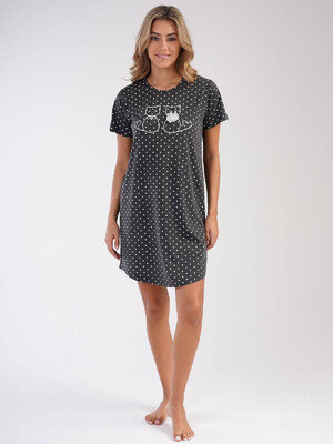 Купить Хлопковая туника с коротким рукавом VIENETTA 3031930451 в Украина в Lingerie.ua - Одяг для дому та відпочинку, Фото 5