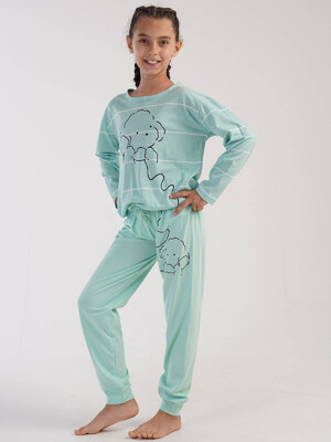 Купить Хлопковая пижама с длинным рукавом VIENETTA 3031221737 в Украина