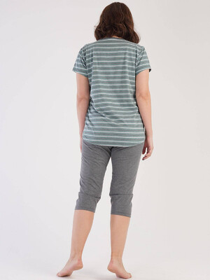 Купить Хлопковый комплект с бриджами VIENETTA 212553 0000  в Украина в Lingerie.ua - Одяг для дому та відпочинку, Фото 4