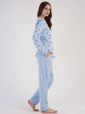 Купить Байковый комплект с длинным рукавом VIENETTA 3032781838 в Украина в Lingerie.ua - Одяг для дому та відпочинку, Фото 3