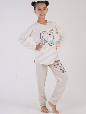 Купить Хлопковая пижама с длинным рукавом VIENETTA 3032330000 в Украина