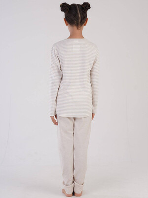 Купить Хлопковая пижама с длинным рукавом VIENETTA 3032330000 в Украина в Lingerie.ua - Одяг для дому та відпочинку, Фото 3