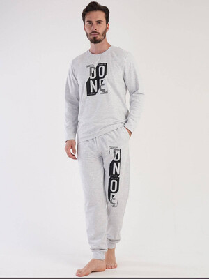 Купить Байковый домашний костюм с длинным рукавом VIENETTA MAN 3041230000 в Украина в Lingerie.ua - Одяг для дому та відпочинку, Фото 1