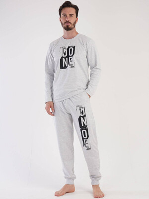 Купить Байковый домашний костюм с длинным рукавом VIENETTA MAN 3041230000 в Украина в Lingerie.ua - Одяг для дому та відпочинку, Фото 3