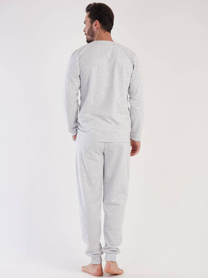 Купить Байковый домашний костюм с длинным рукавом VIENETTA MAN 3041230000 в Украина в Lingerie.ua - Одяг для дому та відпочинку, Фото 4