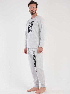 Купить Байковый домашний костюм с длинным рукавом VIENETTA MAN 3041230000 в Украина в Lingerie.ua - Одяг для дому та відпочинку, Фото 6