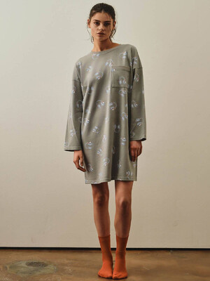 Купить Хлопковая туника с длинным рукавом HAYS 27431 в Украина в Lingerie.ua - Одяг для дому та відпочинку, Фото 1