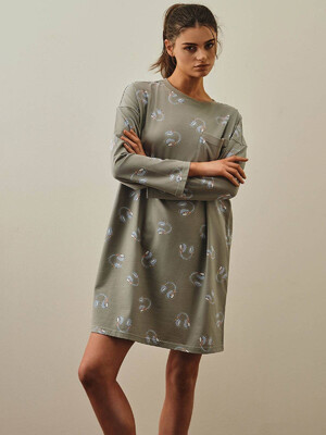 Купить Хлопковая туника с длинным рукавом HAYS 27431 в Украина в Lingerie.ua - Одяг для дому та відпочинку, Фото 14