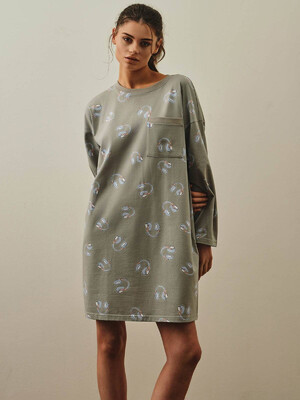 Купить Хлопковая туника с длинным рукавом HAYS 27431 в Украина в Lingerie.ua - Одяг для дому та відпочинку, Фото 12