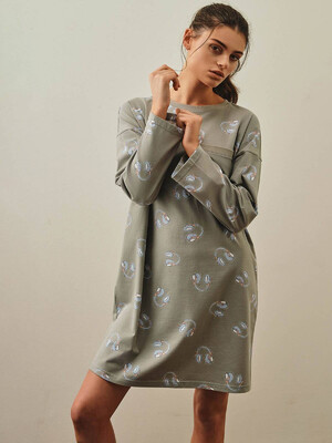 Купить Хлопковая туника с длинным рукавом HAYS 27431 в Украина в Lingerie.ua - Одяг для дому та відпочинку, Фото 10