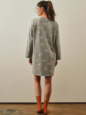 Купить Хлопковая туника с длинным рукавом HAYS 27431 в Украина в Lingerie.ua - Одяг для дому та відпочинку, Фото 8