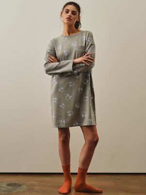 Купить Хлопковая туника с длинным рукавом HAYS 27431 в Украина в Lingerie.ua - Одяг для дому та відпочинку, Фото 7