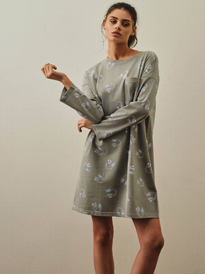 Купить Хлопковая туника с длинным рукавом HAYS 27431 в Украина в Lingerie.ua - Одяг для дому та відпочинку, Фото 5