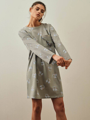 Купить Хлопковая туника с длинным рукавом HAYS 27431 в Украина в Lingerie.ua - Одяг для дому та відпочинку, Фото 15