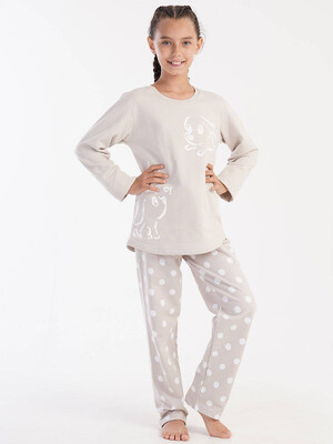 Купить Байковая пижама с длинным рукавом VIENETTA KIDS 3032581379 в Украина в Lingerie.ua - Одяг для дому та відпочинку, Видео