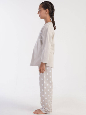 Купить Байковая пижама с длинным рукавом VIENETTA KIDS 3032581379 в Украина в Lingerie.ua - Одяг для дому та відпочинку, Фото 2