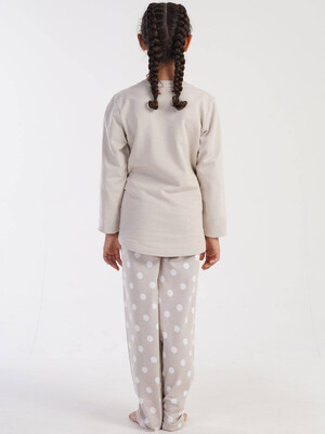 Купить Байковая пижама с длинным рукавом VIENETTA KIDS 3032581379 в Украина в Lingerie.ua - Одяг для дому та відпочинку, Фото 4