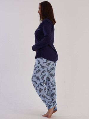 Купить Хлопковый комплект с длинным рукавом VIENETTA 3032680161 в Украина в Lingerie.ua - Одяг для дому та відпочинку, Фото 2