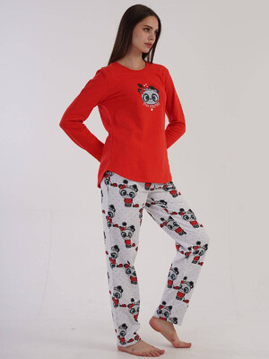 Купить Байковая пижама с брюками VIENETTA 3032490417 в Украина в Lingerie.ua - Одяг для дому та відпочинку, Фото 2