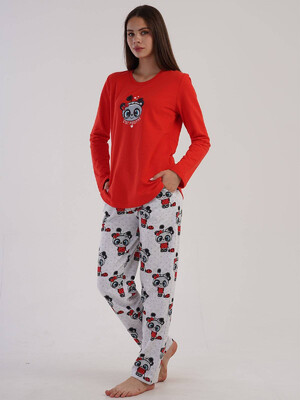 Купить Байковая пижама с брюками VIENETTA 3032490417 в Украина в Lingerie.ua - Одяг для дому та відпочинку, Фото 3
