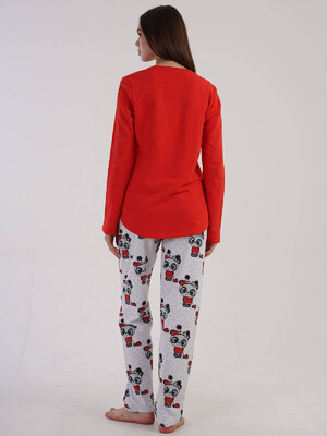 Купить Байковая пижама с брюками VIENETTA 3032490417 в Украина в Lingerie.ua - Одяг для дому та відпочинку, Фото 5