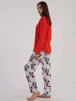 Купить Байковая пижама с брюками VIENETTA 3032490417 в Украина в Lingerie.ua - Одяг для дому та відпочинку, Фото 6