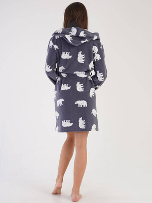 Купить Флисовый домашний халат с капюшоном VIENETTA 3041800088 в Украина в Lingerie.ua - Одяг для дому та відпочинку, Фото 7