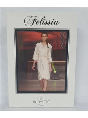 Купить Бамбуковий халат з вишивкою MAISON D'OR Felissia в Украина в Lingerie.ua - Одяг для дому та відпочинку, Фото 2