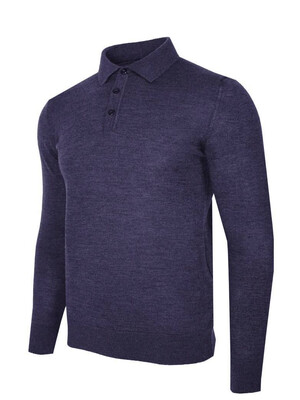 Купить Поло из мериносовой шерсти с длинным рукавом FORMENTI FW-2240 в Украина в Lingerie.ua - Одяг для дому та відпочинку, Фото 2