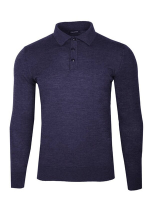 Купить Поло из мериносовой шерсти с длинным рукавом FORMENTI FW-2240 в Украина в Lingerie.ua - Одяг для дому та відпочинку, Фото 3