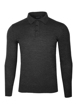 Купить Поло из мериносовой шерсти с длинным рукавом FORMENTI FW-2240 в Украина в Lingerie.ua - Одяг для дому та відпочинку, Фото 4