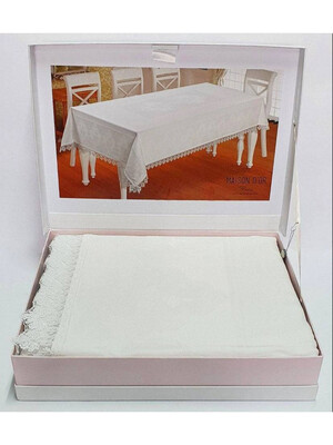 Купить Скатерть хлопковая с кружевом MAISON D`OR Natalee  в Украина