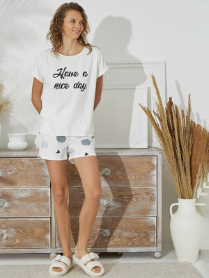 Купить Хлопковый комплект с шортами SEVIM 14901 в Украина в Lingerie.ua - Одяг для дому та відпочинку, Фото 3