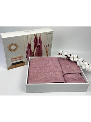Купить Набор махровых полотенец 3 в 1 MAISON D`OR Garden Rose в Украина в Lingerie.ua - Одяг для дому та відпочинку, Фото 1