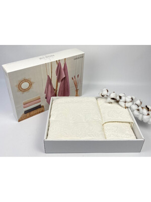 Купить Набор махровых полотенец 3 в 1 MAISON D`OR Garden Rose в Украина в Lingerie.ua - Одяг для дому та відпочинку, Фото 3