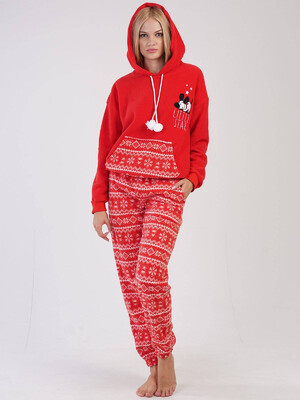 Флисовый костюм с худи VIENETTA 3052080163