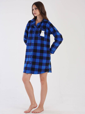 Купить Флисовый халат на пуговицах VIENETTA 3031620271 в Украина в Lingerie.ua - Одяг для дому та відпочинку, Фото 3